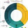 Pie chart showing customer satisfaction rate